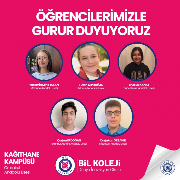 Öğrencilerimizi Tebrik Eder, Başarılarının Devamını Dileriz.