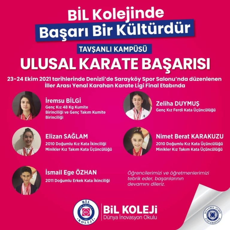 İLLER ARASI YENAL KARAHAN KARATE LİGİ FİNAL ETABI İl 3.sü