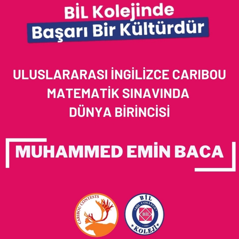 CARİBOU MATEMATİK Dünya 1.si