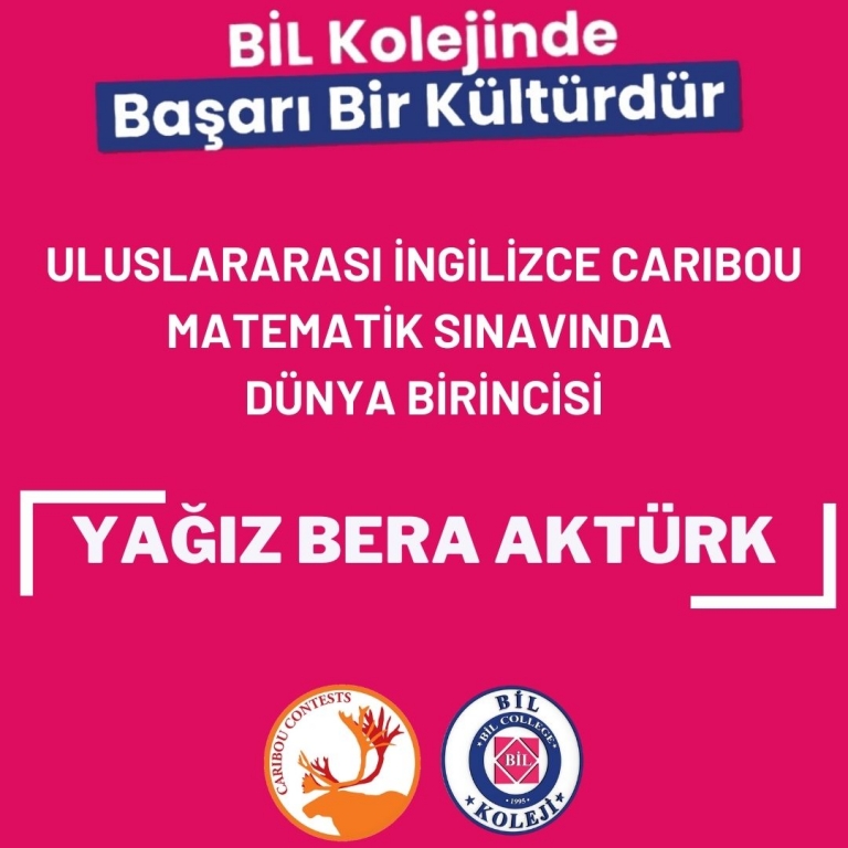 CARİBOU MATEMATİK Dünya 1.si
