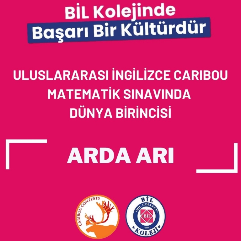 CARİBOU MATEMATİK Dünya 1.si