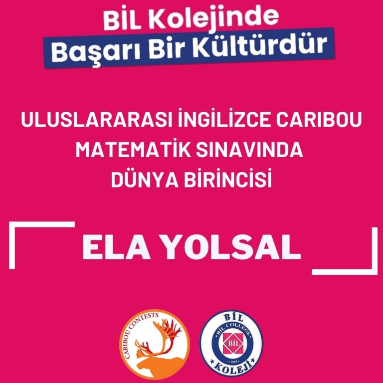 CARİBOU MATEMATİK Dünya 1.si