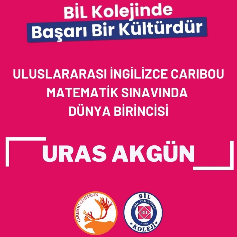 CARİBOU MATEMATİK Dünya 1.si