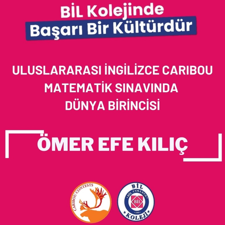 CARİBOU MATEMATİK Dünya 1.si