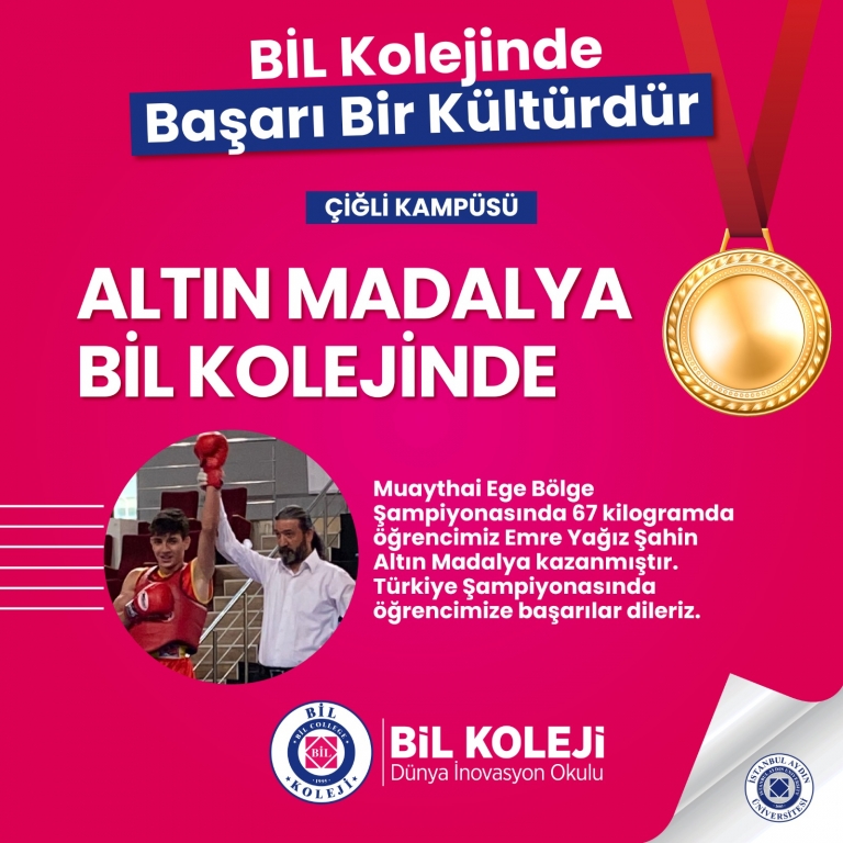 ALTIN MADALYA BİL KOLEJİNDE
