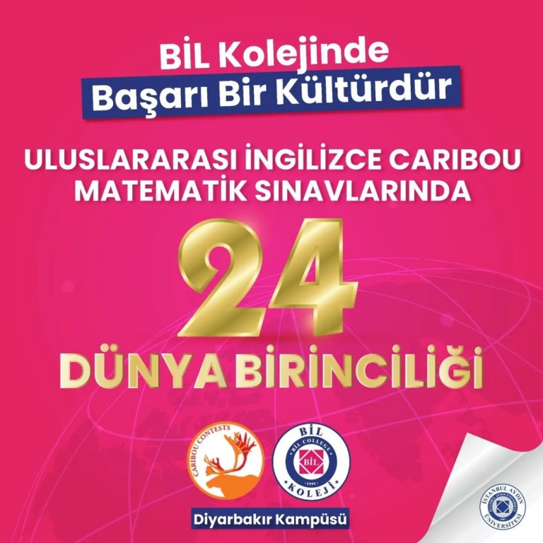 CARİBOU İNGİLİZCE YARIŞMASINDA 24 DÜNYA 1. LİĞİ