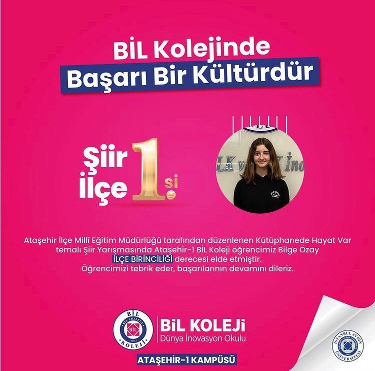 ŞİİR YARIŞMASI İLÇE 1.Sİ