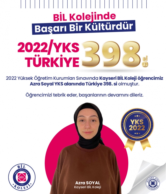 2022 YKS TÜRKİYE 398. si!
