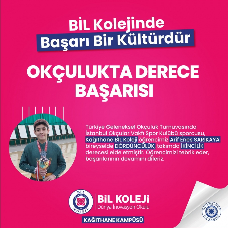 TÜRKİYE GELENEKSEL OKÇULUK TURNUVASI İKİNCİLİK DERECESİ
