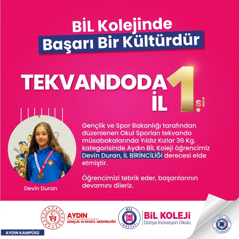 Tekvandoda Aydın İl Birinciliği