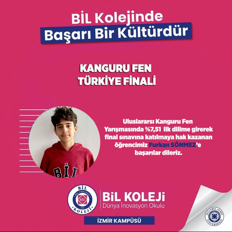 Kanguru Fen Sınavı Başarımız.