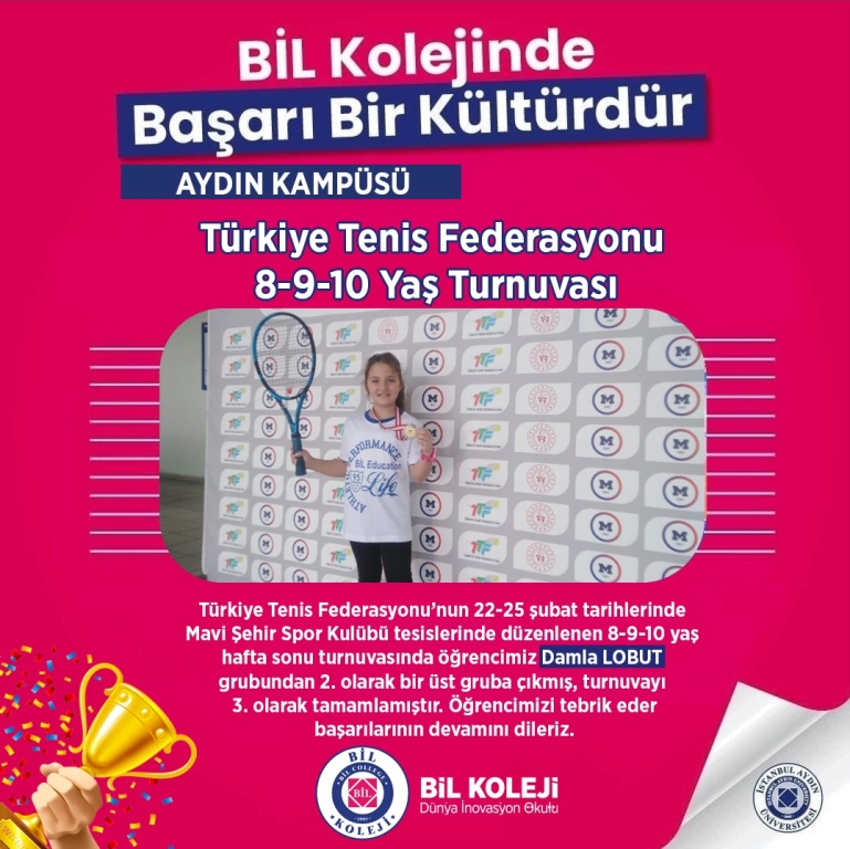 Türkiye Tenis Federasyonu 8-9-10 Yaş Turnuvası