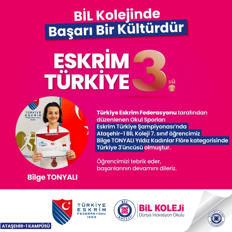 Eskrim Türkiye 3.lüğü