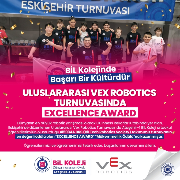 ULUSLARARSI VEX ROBOTICS TURNUVASI