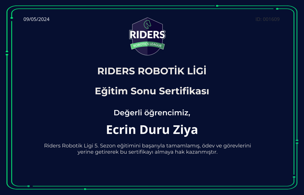 Riders Robotik Ligi 5. Sezon