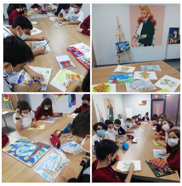 Öğrencilerimizin gözünden Vincent Van Gogh'un eserleri