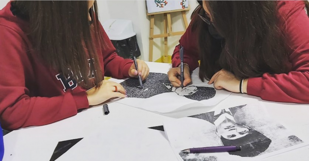 11.Sınıf Öğrencilerimizin Atatürk Portreleri görseli 4