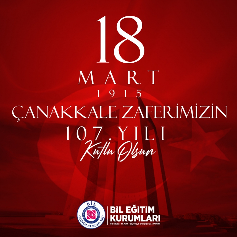 DİRENİŞİN VE DİRİLİŞİN DÜNYA'YA ÖĞRETİLDİĞİ ÇANAKKALE ZAFERİMİZİN 107. YILI KUTLU OLSUN.