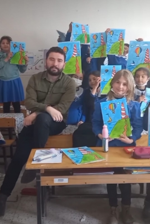 Çobanköy İlkokulunda Resim Etkinliği görseli 3