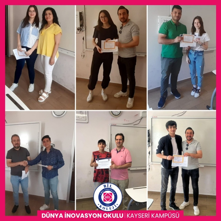 BİL 'de Karne Heyecanı..