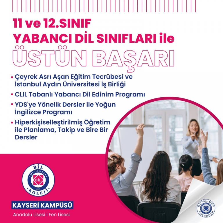 2022-2023 eğitim öğretim yılı 'Yabancı Dil Sınıfı' kayıtlarımız devam etmektedir.