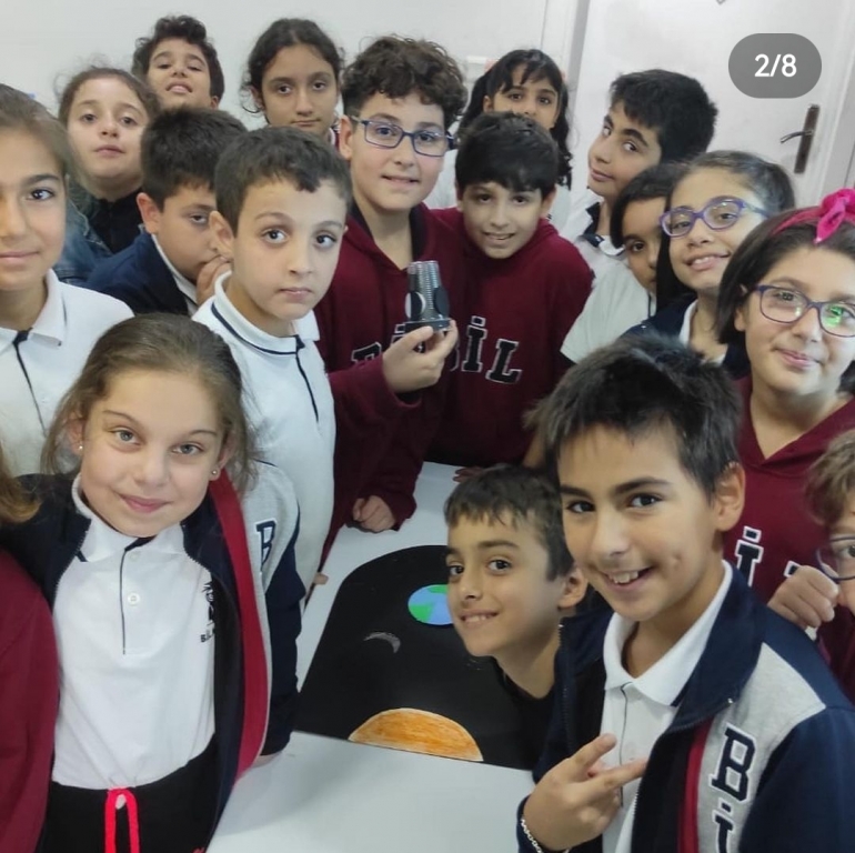 5. sınıf öğrencilerimizle Ay'ın Evreleri görseli 2