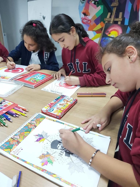 Mustafa Kemal ATATÜRK'ü Anma Haftası Görsel Sanatlar Etkinliği. görseli 5
