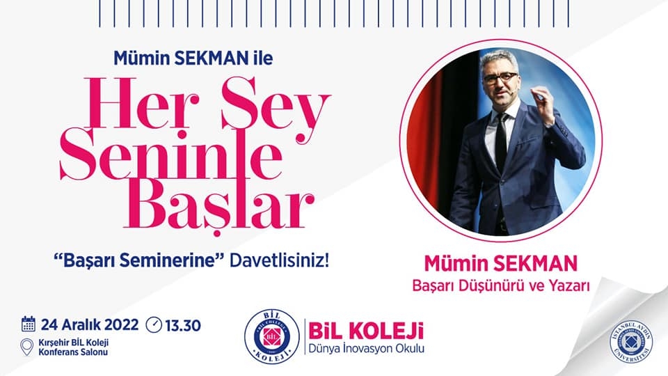 Yazar Mümin SEKMAN Kampüsümüzde Sunum Gerçekleştirdi