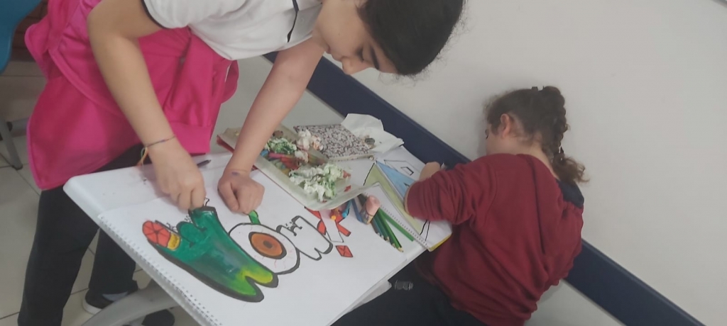 6.Sınıf Öğrencilerimizin Grafiti Çalışması görseli 3