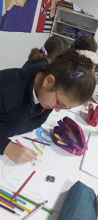 6.Sınıf Öğrencilerimizin Grafiti Çalışması görseli 5