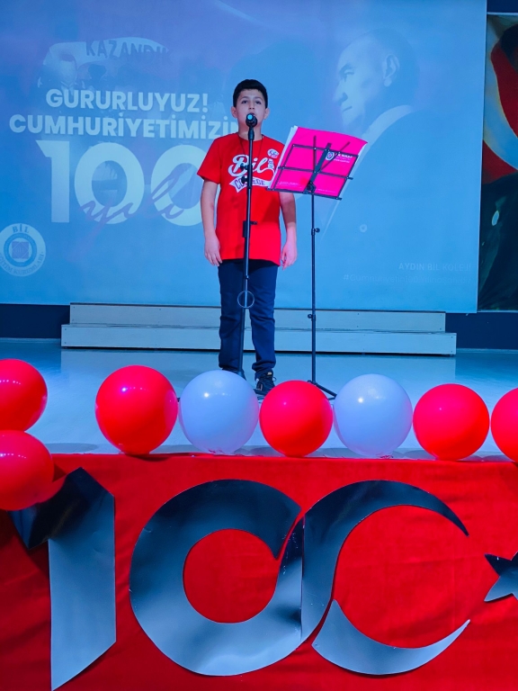 Cumhuriyetimizin 100. Yılı Aydın Bil Kolejinde Görkemli Bir Şekilde Kutlandı. görseli 7
