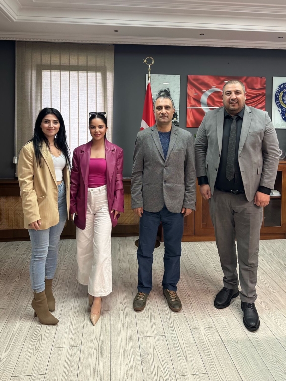 Sn. Okul Müdürümüz Caner KAYA, Kağıthane İlçe Emniyet Müdürümüz Sn. Mesut ASLAN'ı makamında ziyaret etti.