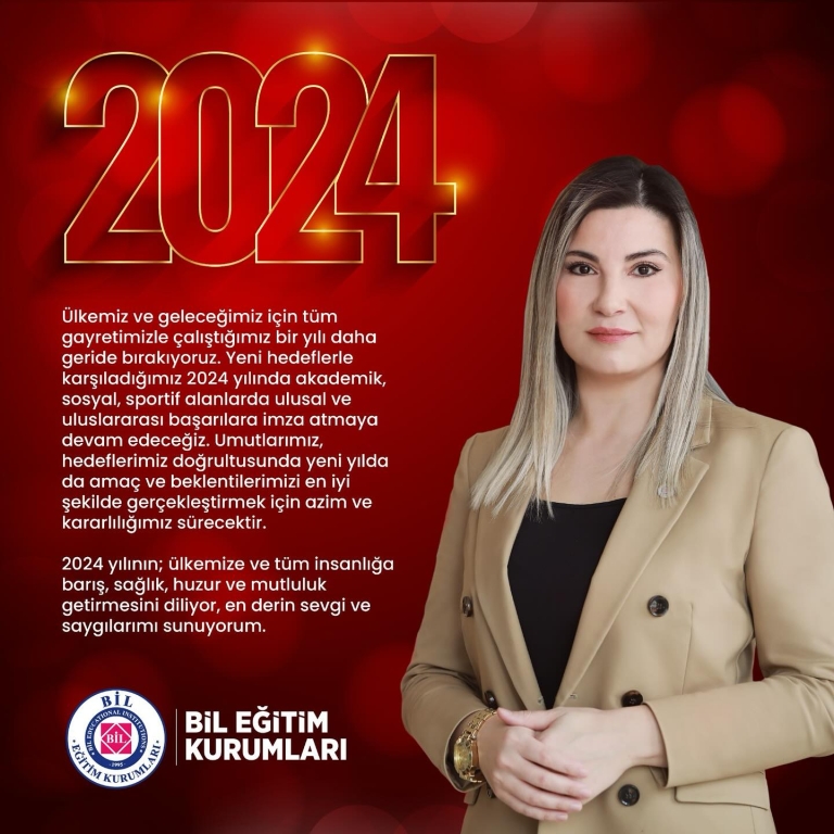 Bil Koleji Genel Müdürü Elif Pehlevan Yeni Yıl Mesajı Yayınladı. görseli 2