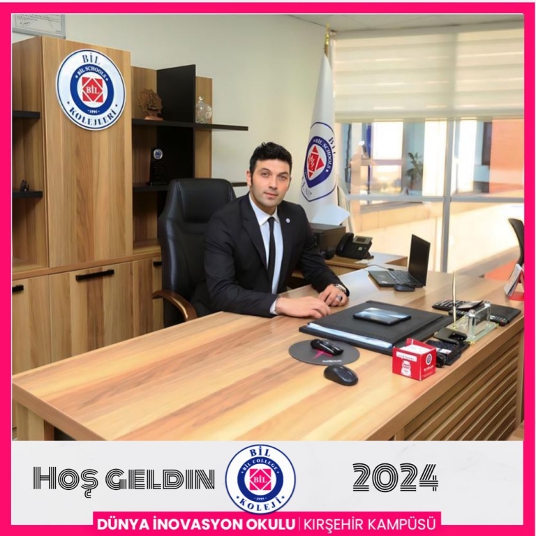 ÜK Okullar Direktörü ve Kırşehir Bil Koleji Kampüs Müdürü Yasin Haboğlu Yeni Yıl Mesajı Yayınladı.