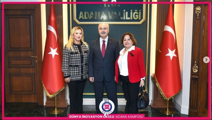 Adana Valimiz Sn. Yavuz Selim Köşger beyefendiye hoşgeldiniz ziyareti
