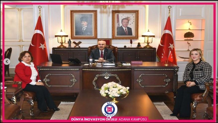 Adana Valimiz Sn. Yavuz Selim Köşger beyefendiye hoşgeldiniz ziyareti görseli 2
