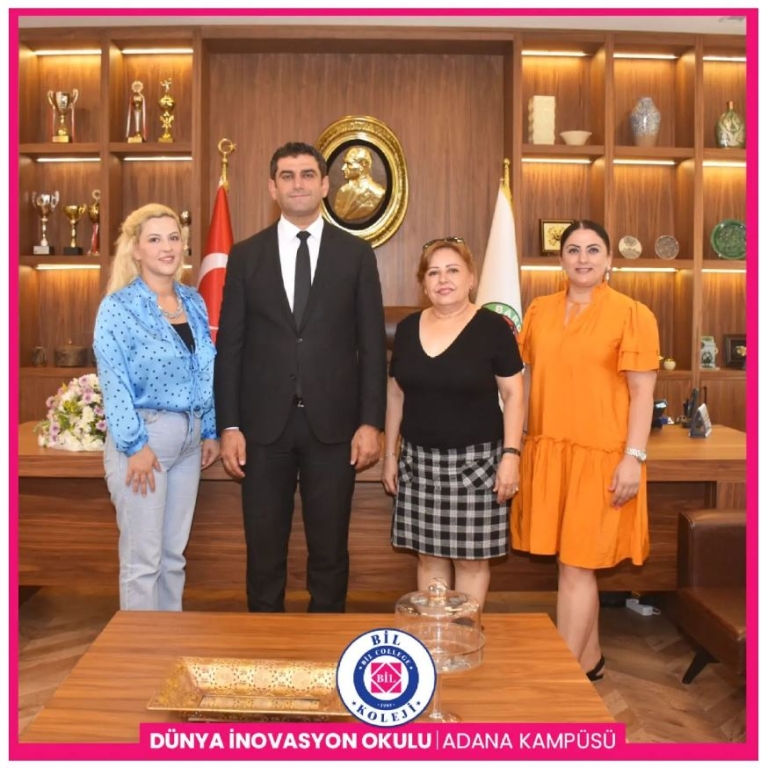 BİL ADANA EĞİTİM KURUMLARI’NDAN BARO BAŞKANIMIZ Av. SEMİH GÖKAYAZ’A ZİYARET