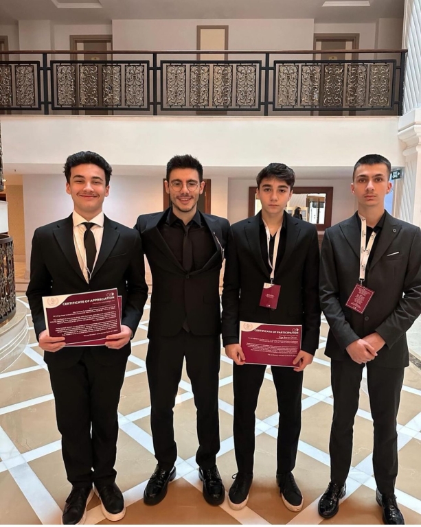 As Kağıthane Bil College, we congratulate our dear students who made us proud with a total of 4 awards, 2 Outstanding Delegate-2 Honorable Delegate, at the BİLMUN'24 conference, which was attended by a total of 250 people, and we wish them continued success. görseli 3