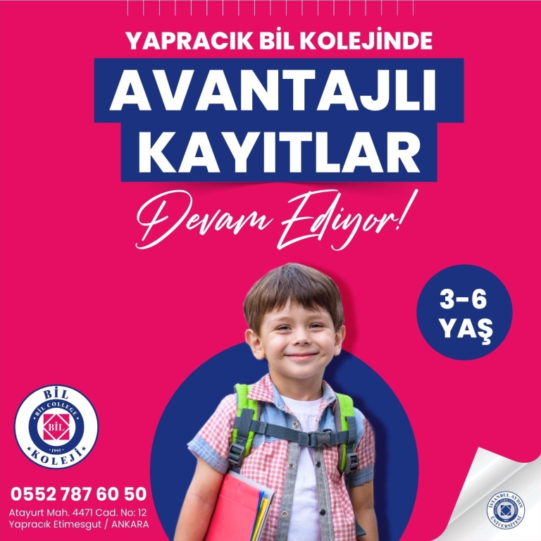 Yapracık Bil Koleji'nde Avantajlı Erken Kayıt Fırsatları!