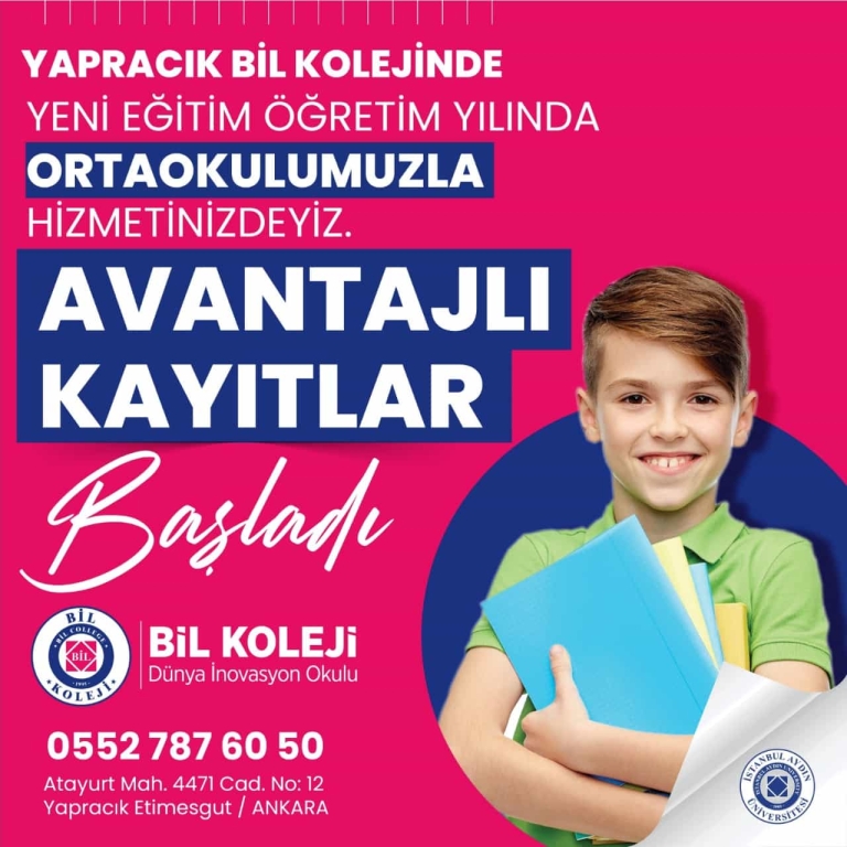 Yapracık Bil Koleji'nde Avantajlı Erken Kayıt Fırsatları! görseli 3