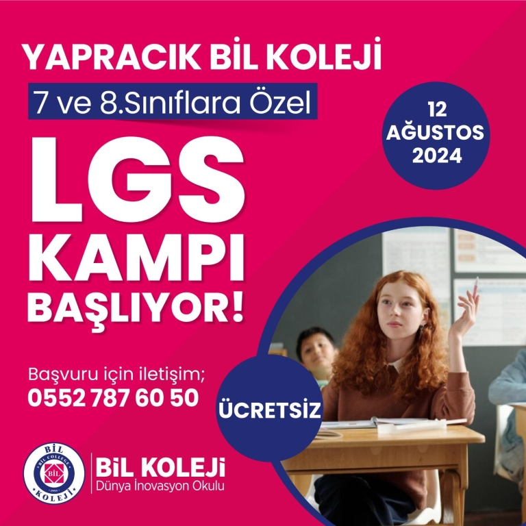 Yapracık Bil Koleji'nden LGS'ye Hazırlık Kampı!