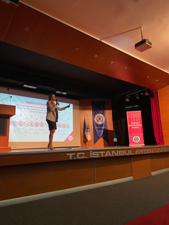 2024-2025 Eğitim Öğretim Dönemi Zümre Çalışmalarımız Sn. Genel Müdürümüz Caner KAYA'nın açılış konuşması ardından değerli hocalarımız Sn.Doç.Dr Ali KAPLAN'ın ''Etkin Sunum Teknikleri'' ve Sn.Dr Gamze GEZİNCİ'nin ''Çocuk Psikolojisi'' sunumları ile gerçekleştirildi. Kendilerine katılımlarından dolayı teşekkür ediyoruz. görseli 6
