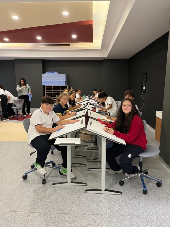 Sınıf Öğrencilerimizin Görsel Sanatlar Dersi