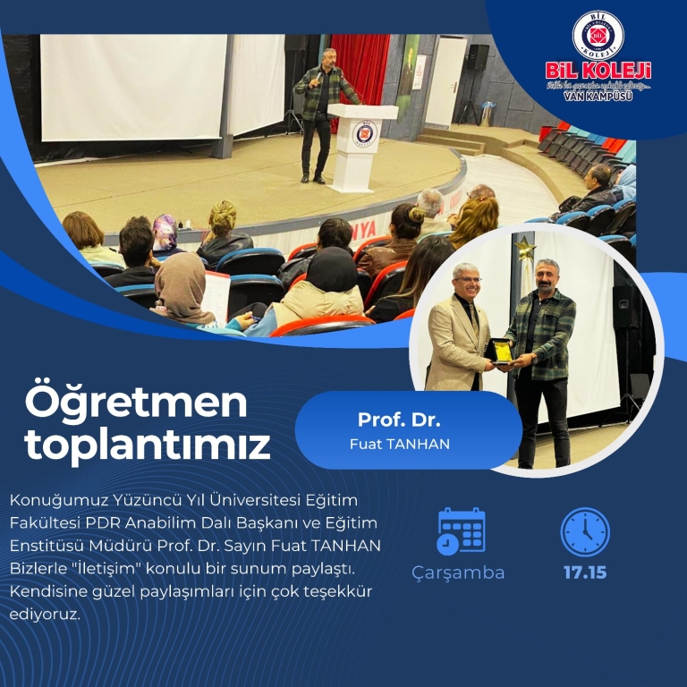 Öğretmen Toplantılarımız