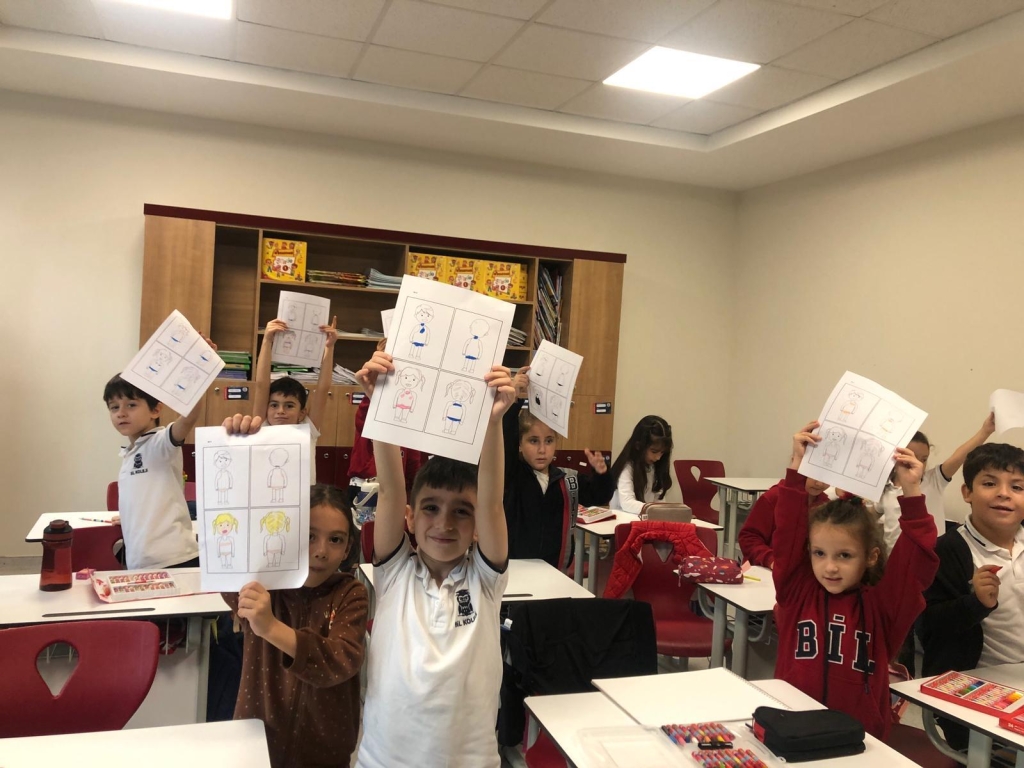 1, 2 ve 3. sınıflarla Rehberlik dersi kapsamında Mahremiyet çalışması yapıldı. Öğrencilerimiz bu çalışmalar sonucunda vücudundaki özel bölgeler, mahrem alanlar, iyi ve kötü dokunuşlar hakkında kazanım elde etti. Bu kapsamda boyama çalışması, video izleme, rol alma, çarkıfelek döndürme gibi yöntemler kullanılarak ve günlük yaşamdan örnekler verilerek öğrendiklerinin kalıcı olması amaçlandı.☀️☺️