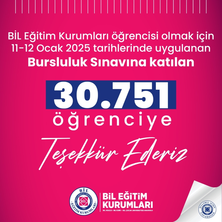 Bursluluk Sınavı 2025 yoğun katılımla gerçekleşti. Teşekkürler Kırşehir, Teşekkürler Türkiye!