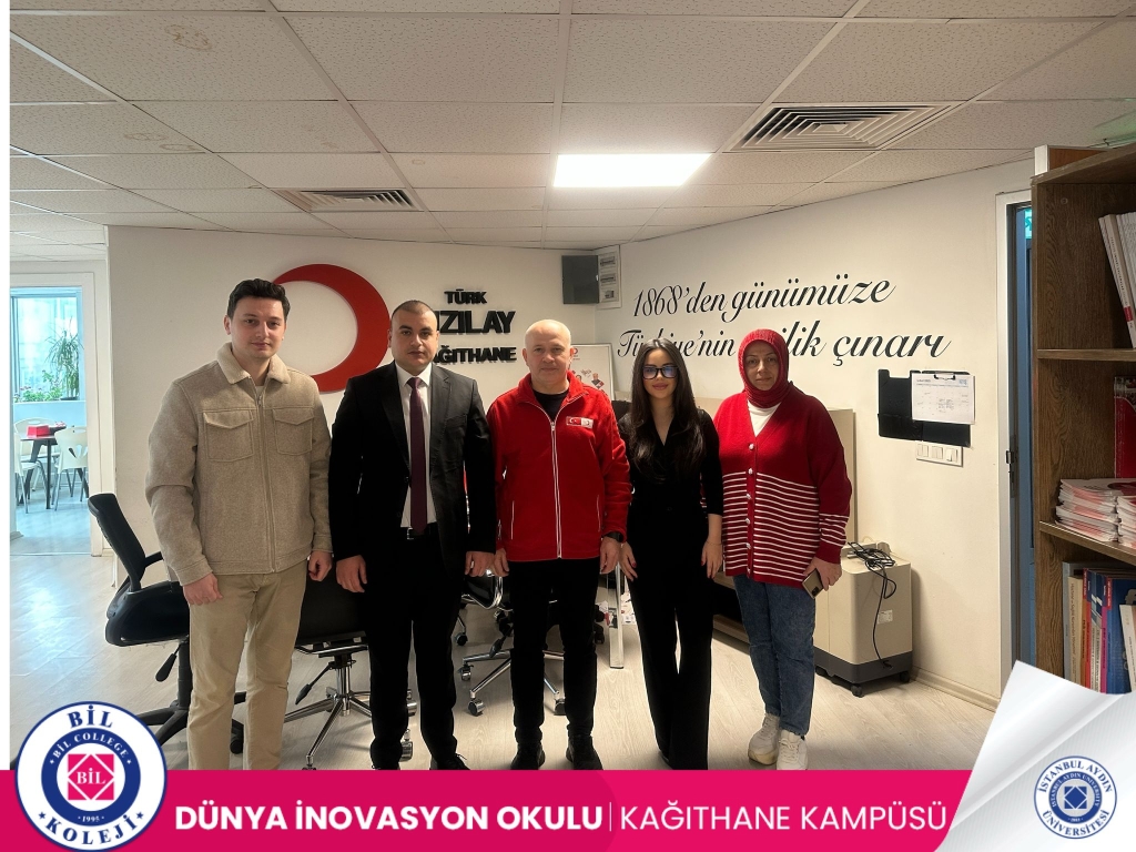 KAĞITHANE BİL KOLEJİ OLARAK, KAĞITHANE KIZILAY ŞUBE BAŞKANI SAYIN ERTUĞRUL HAMİTOĞLU'YU ZİYARETTE BULUNDUK!