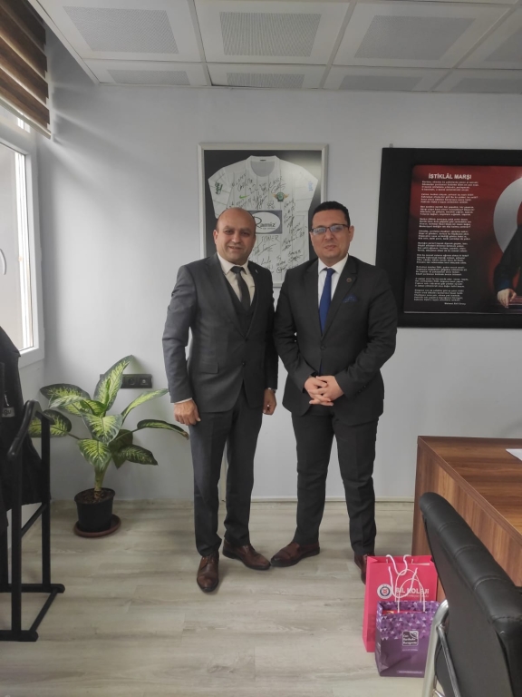 Manisa İl Milli Eğitim Müdür Yardımcısı Sayın Muhammet Öztürk ve Sayın Mustafa AKKUYU'ya ziyaret