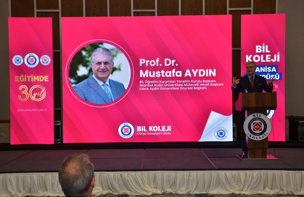 Manisa BİL Koleji Lansmanı, Prof. Dr. Mustafa Aydın’ın Açılış Konuşmasıyla Başladı