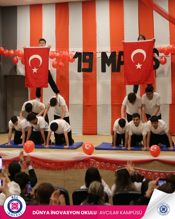 Gazi Mustafa Kemal Atatürk’ün Samsun’a çıkarak Kurtuluş Mücadelesi’ni başlattığı ve Türk gençliğine armağan ettiği 19 Mayıs Atatürk’ü Anma, Gençlik ve Spor Bayramını büyük bir coşku ve gururla kutladık. Gençlerimizin hazırladığı gösterilerle bir kez daha Atatürk’ün izinde, geleceğe umutla baktık. #19Mayıs #AtatürküAnma #GençlikVeSporBayramı #BilKoleji görseli 18